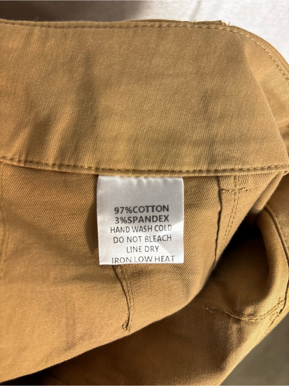 ee:some Brown Wide Leg Pants L Scallop Pockets Boho Coastal NWT - Picture 7 of 8